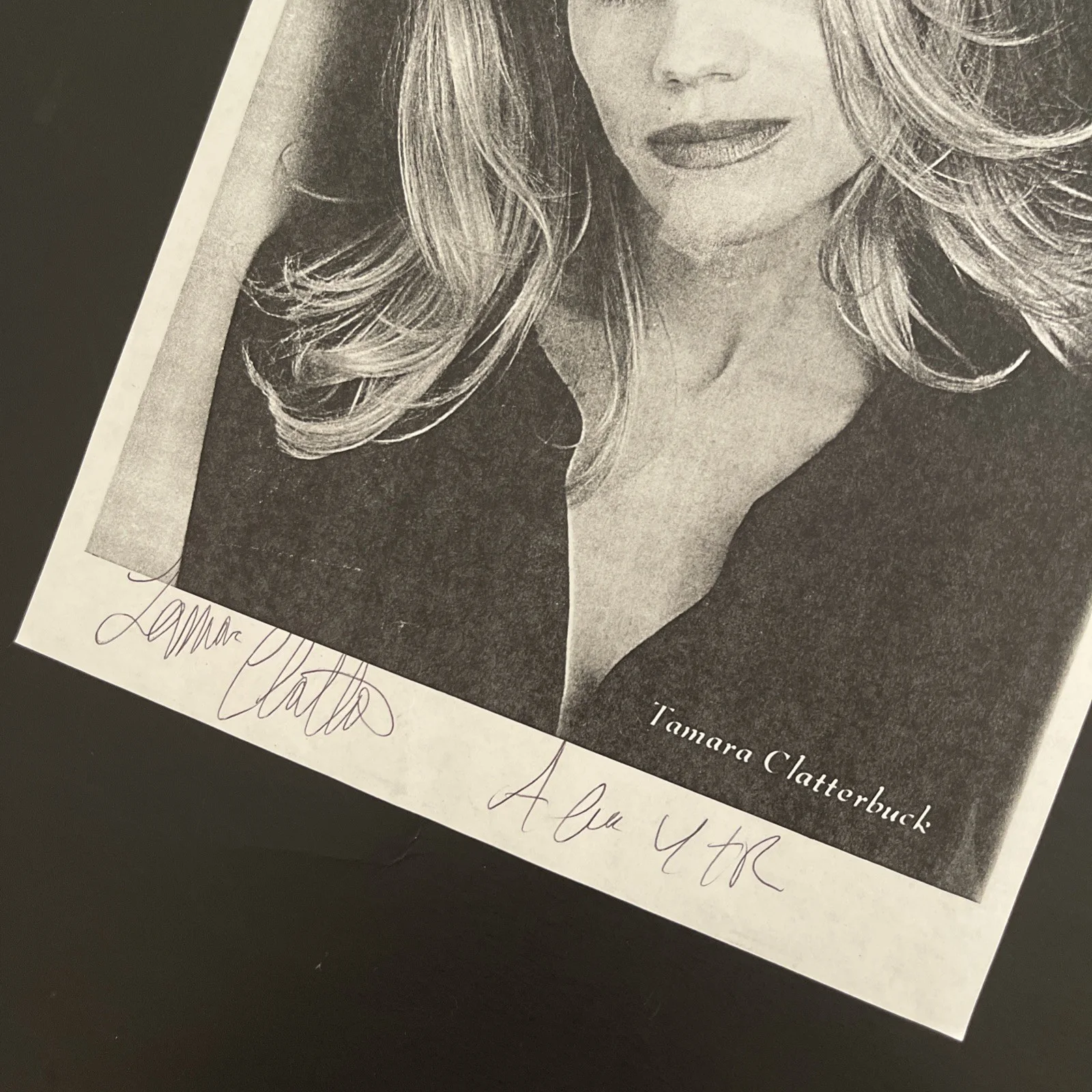 TAMARA CLATTERBUCK: Hand Signed Original Celebrity Photo Print 8 x 11”/ KSK, изображение 5