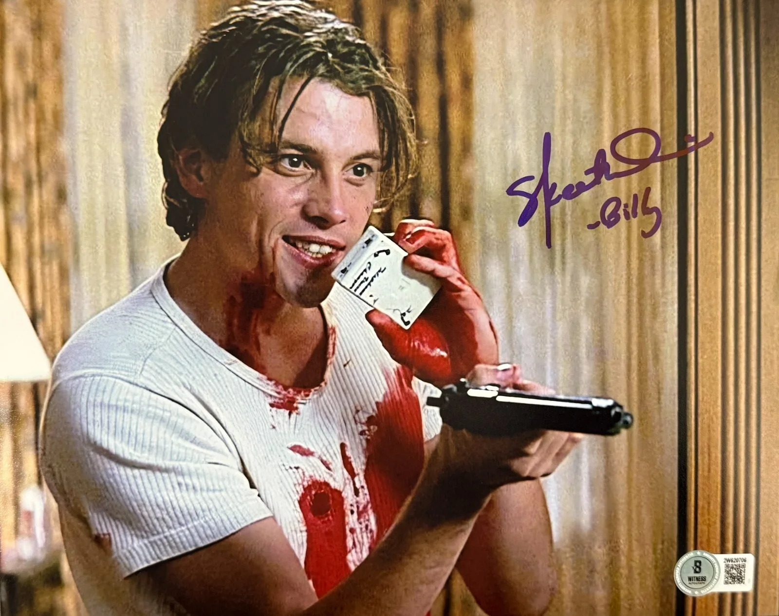 Skeet Ulrich — Skeet Ulrich Signed 8x10 Photo Scream Authentic Autograph Beckett Witness