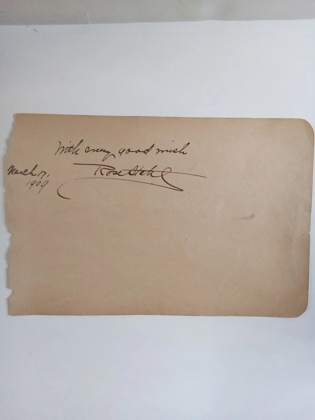 Margaret Anglin, Truly Shattuck & Rose Stahl Broadway Signed Album Page JSA, изображение 4