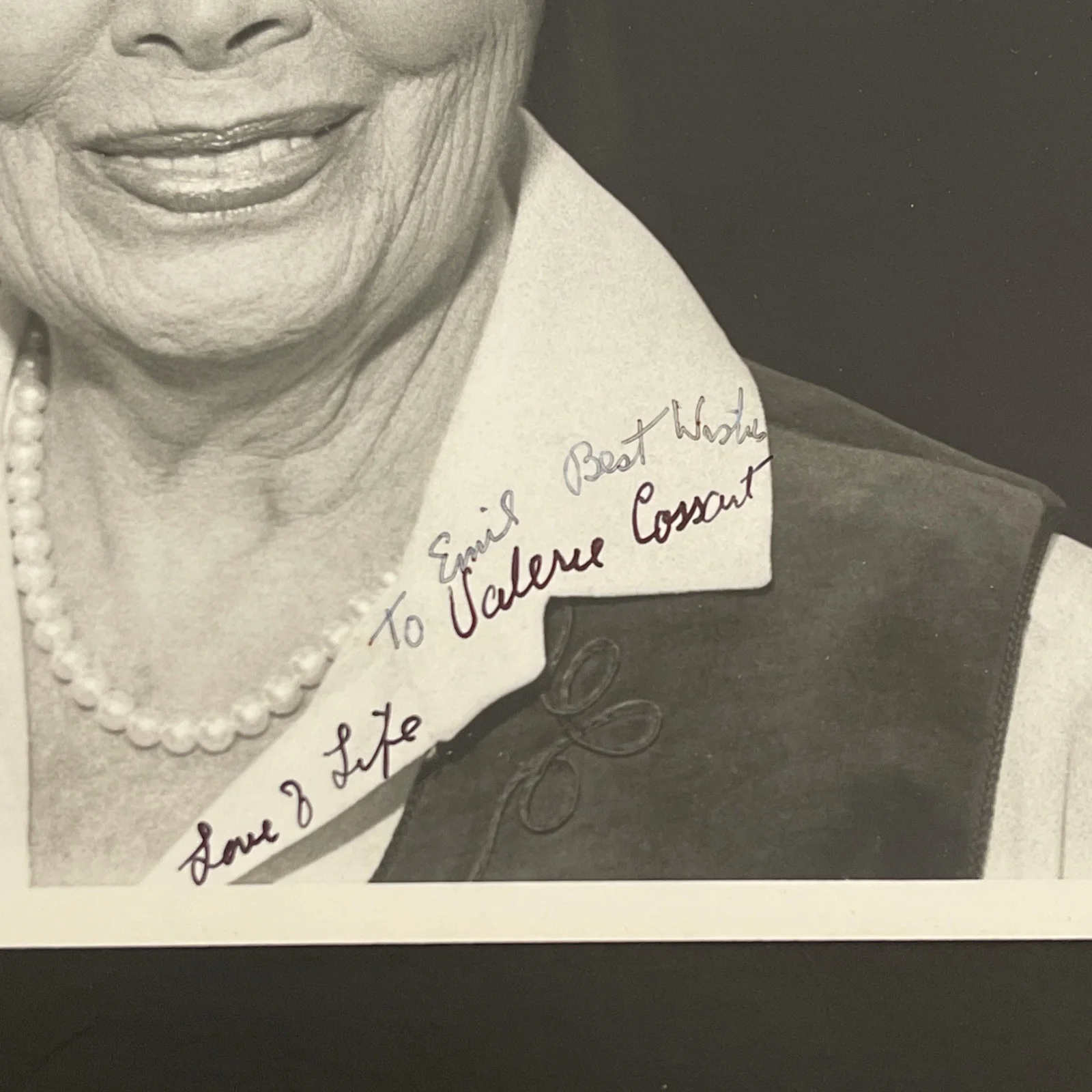 VALERIE COSSART: Hand Signed Original Celebrity Photo 8 x 10” / KSK, изображение 2
