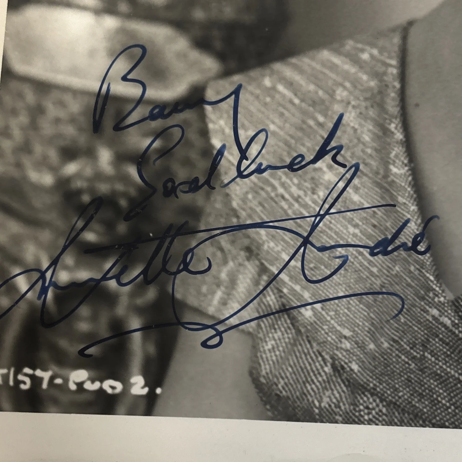 Annette Andre — Annette Andre Signed 8x10 Photo Autograph Personalized Actress, image 2
