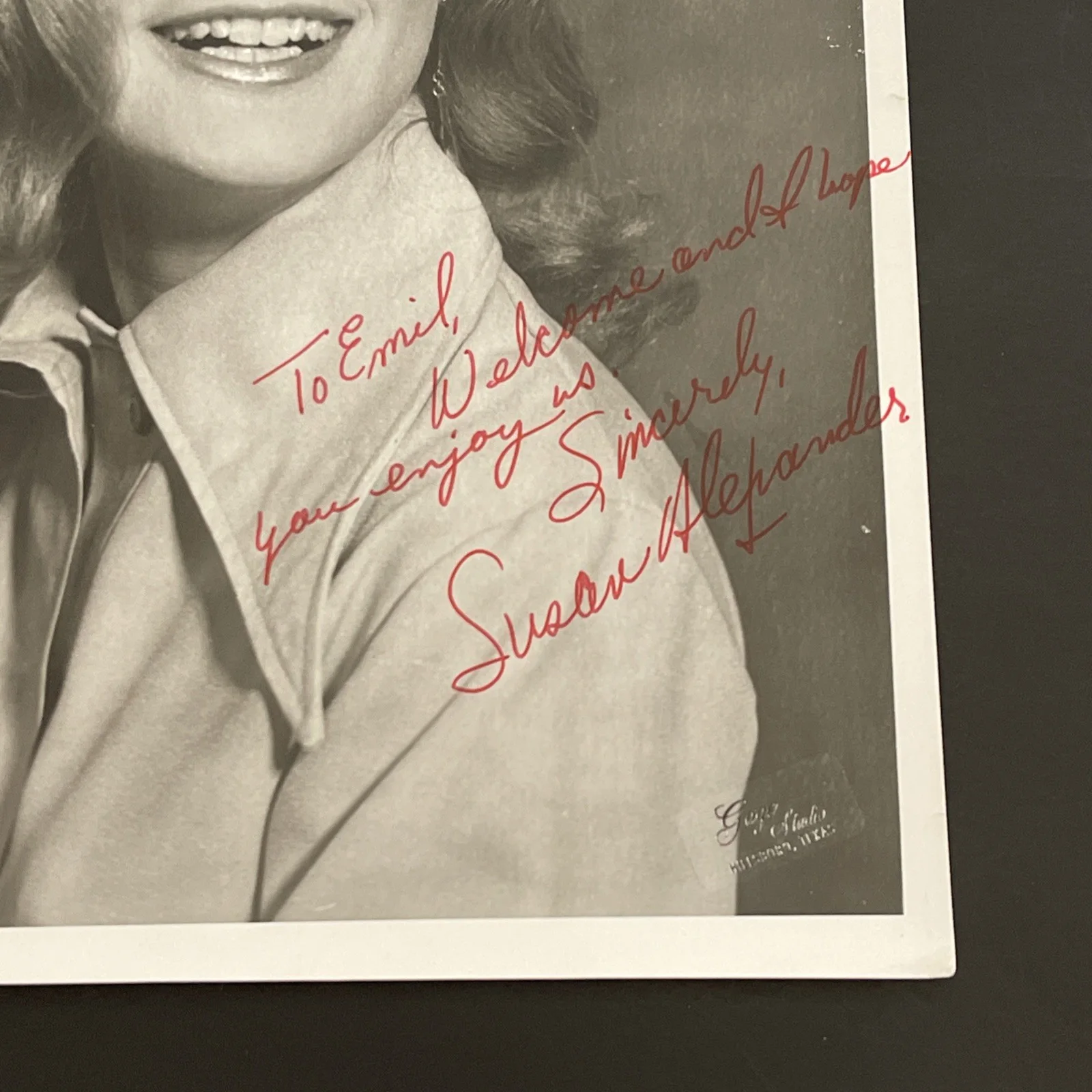 SUSAN ALEXANDER: Hand Signed Original Celebrity Photo 8 x 10” / KSK, изображение 2