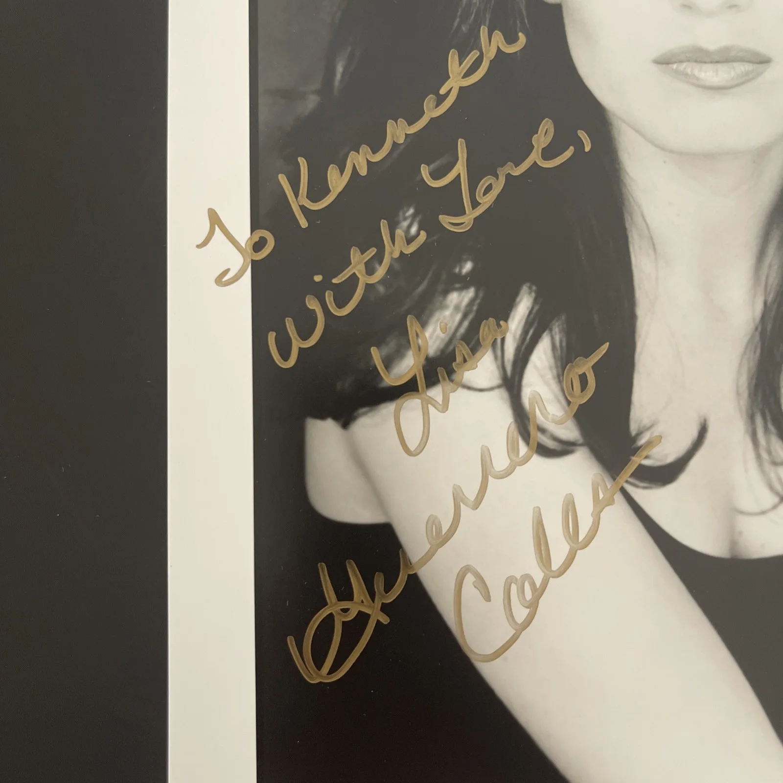 LISA GUERRERO COLES: Hand Signed Original Celebrity Photo 8 x 10” / KSK, image 2