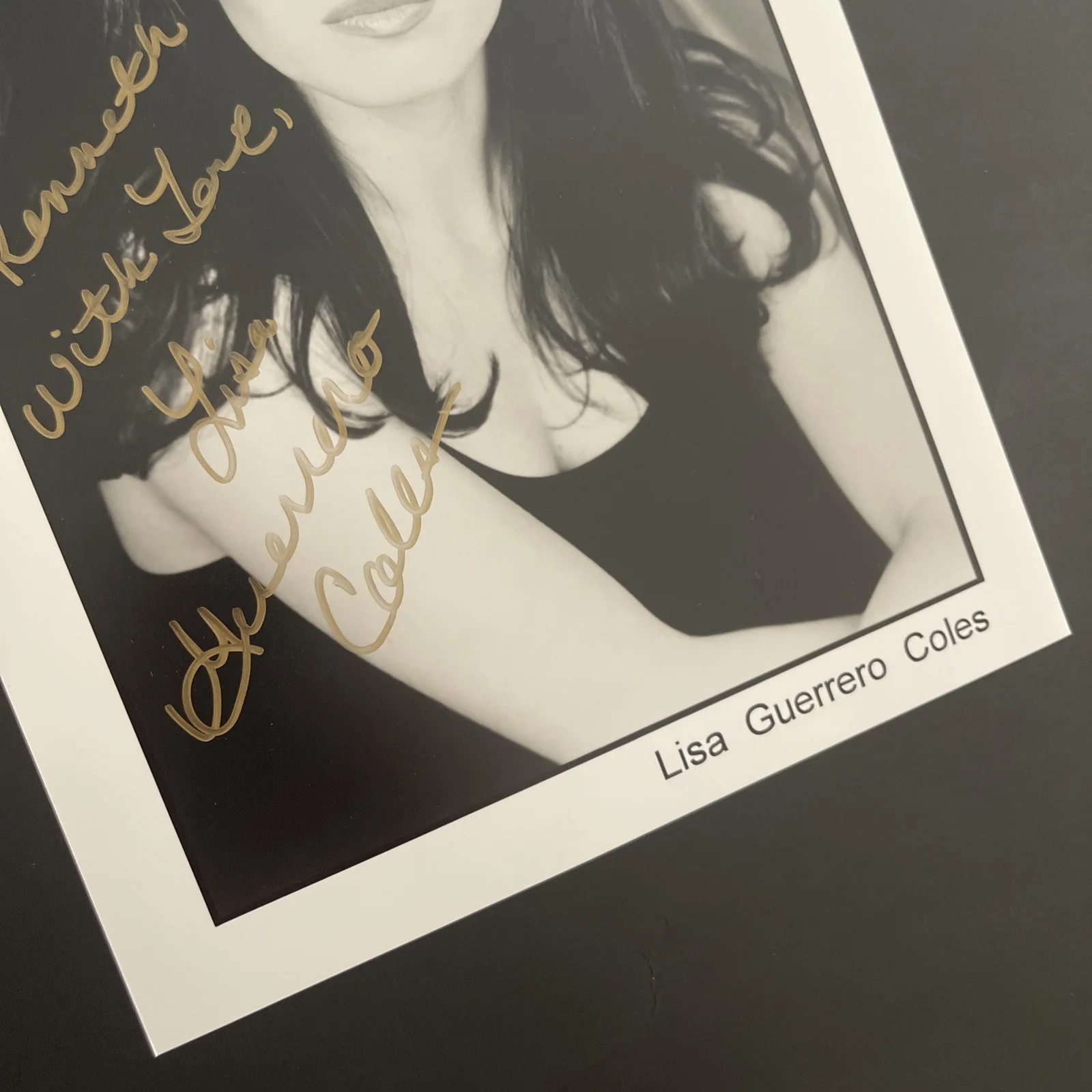 LISA GUERRERO COLES: Hand Signed Original Celebrity Photo 8 x 10” / KSK, image 4