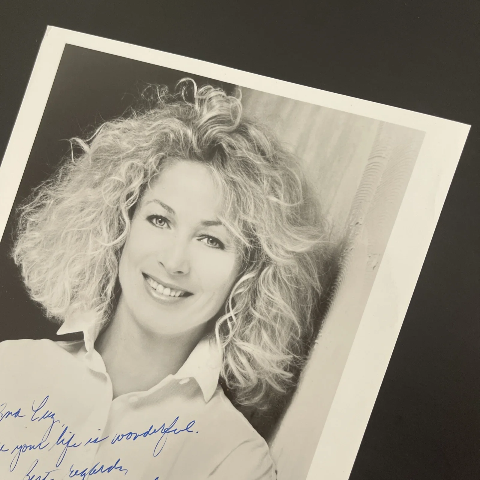 LEIGH CHRISTIAN: Hand Signed Original Celebrity Photo 8 x 10” / KSK, image 3