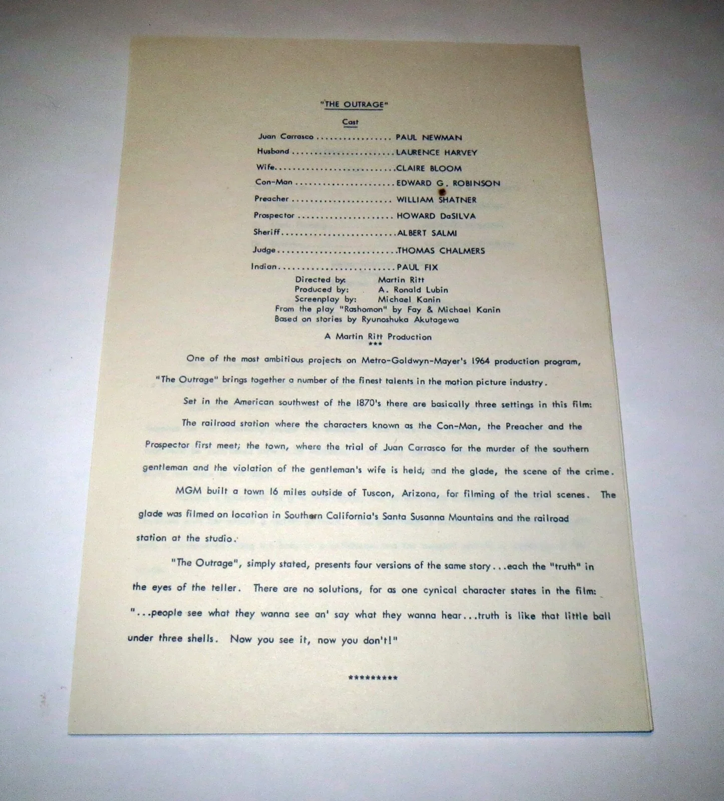 Barbara Metzger — MGM Studios Signed MOVIE STAR PORTFOLIO Poster BARBARA METZGER - PAUL NEWMAN, изображение 3