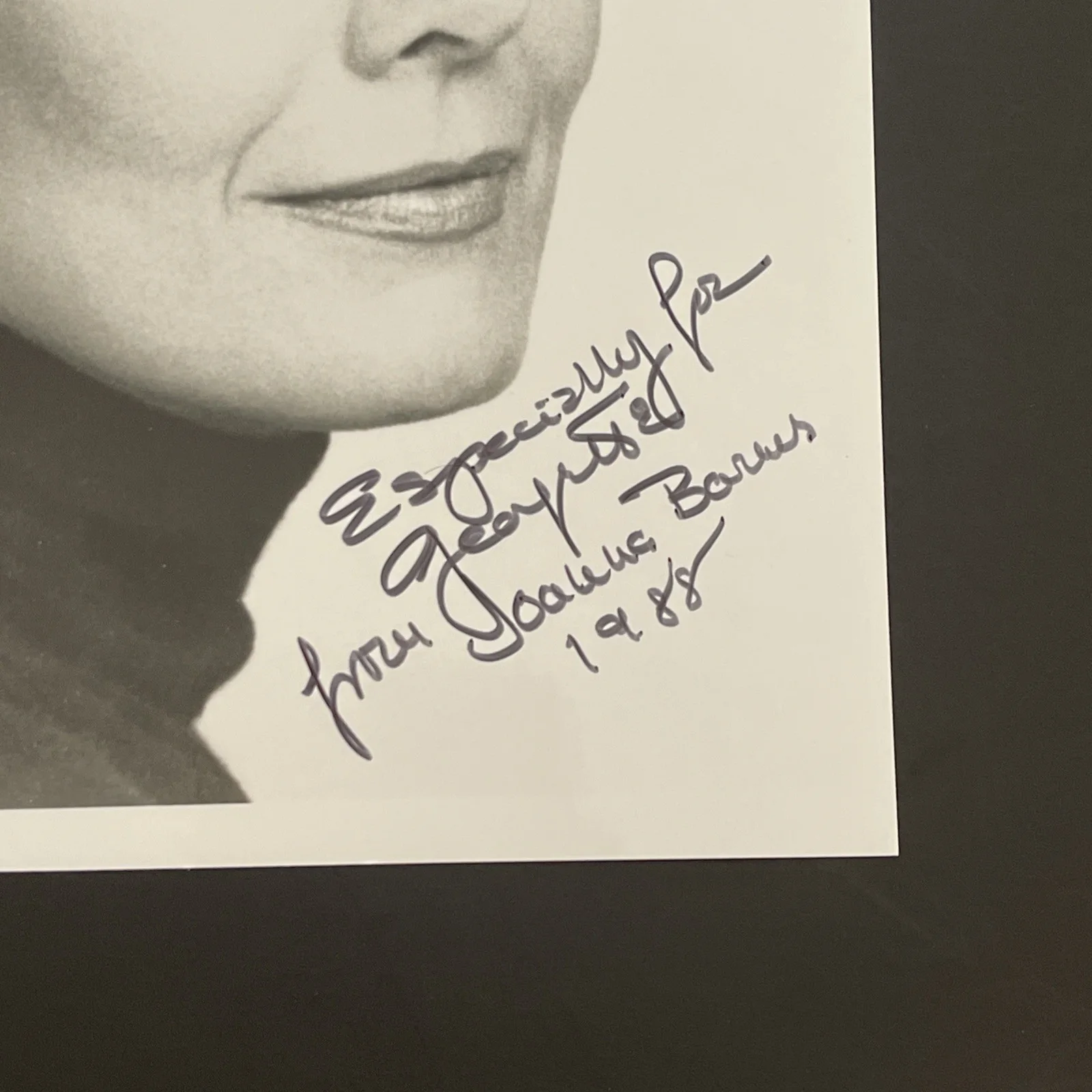 JOANNA BARNES: Hand Signed Original Celebrity Photo 8 x 10” / KSK, image 2
