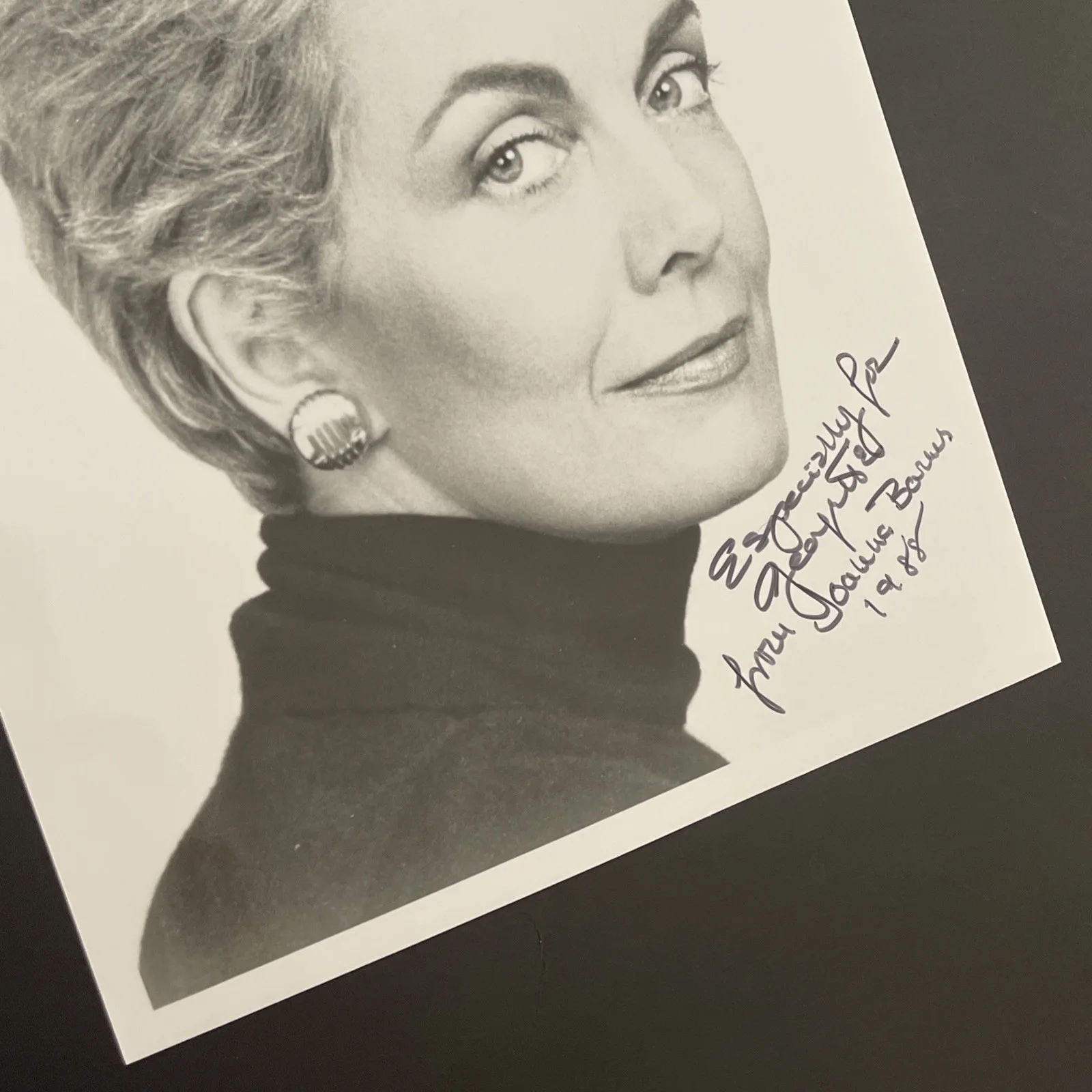 JOANNA BARNES: Hand Signed Original Celebrity Photo 8 x 10” / KSK, image 4