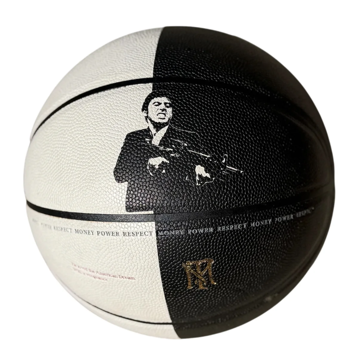 Al Pacino Signed Shoe Palace Scarface Basketball The World is Yours PSA Proof, изображение 4