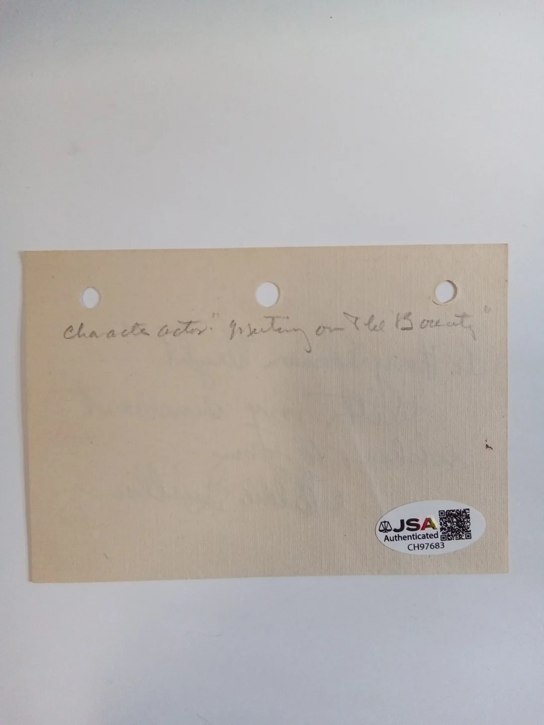Eddie Quillan Signed Cut Silent Film Vaudeville Grapes Of Wrath JSA, изображение 3