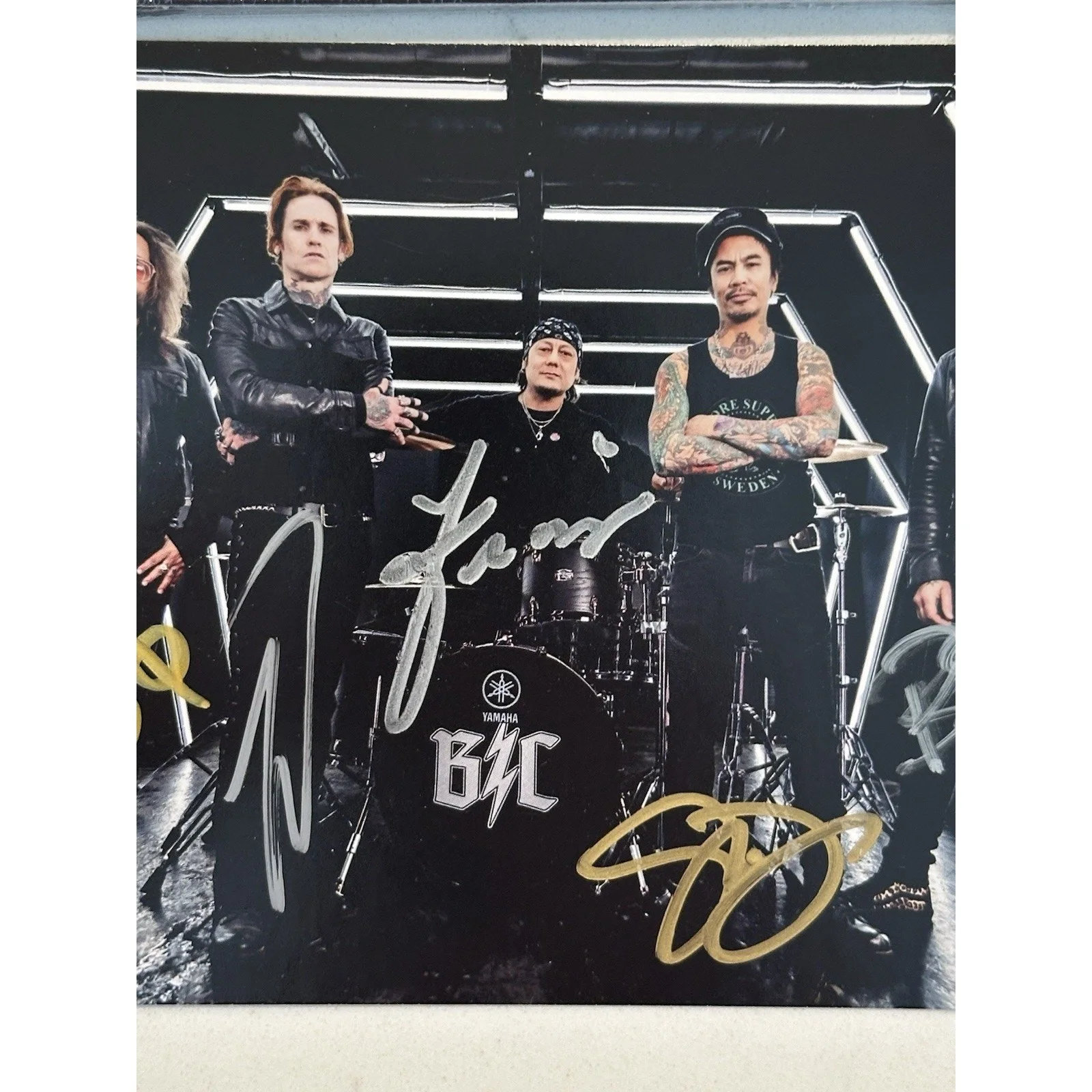 Buckcherry Signed/Autographed Artcard and Hellbound CD #1, image 4