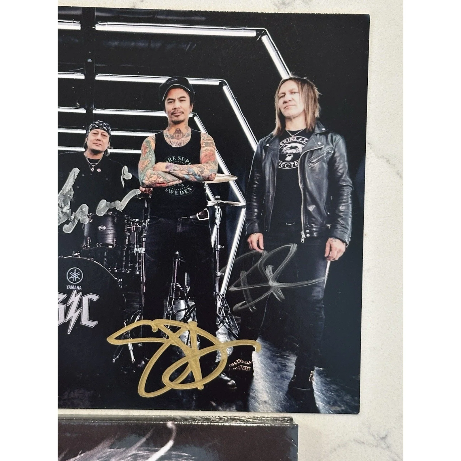 Buckcherry Signed/Autographed Artcard and Hellbound CD #2, image 5