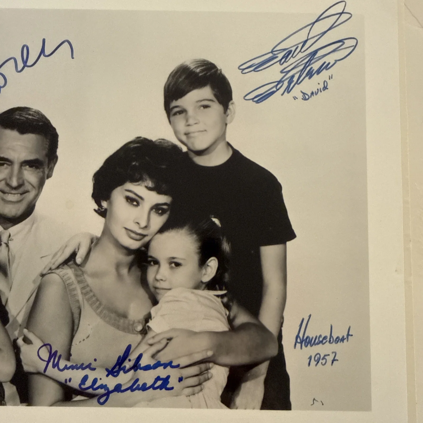 SOPHIA LOREN & Cast SIGNED Autograph PHOTO COA Beckett COA BAS Houseboat, изображение 4