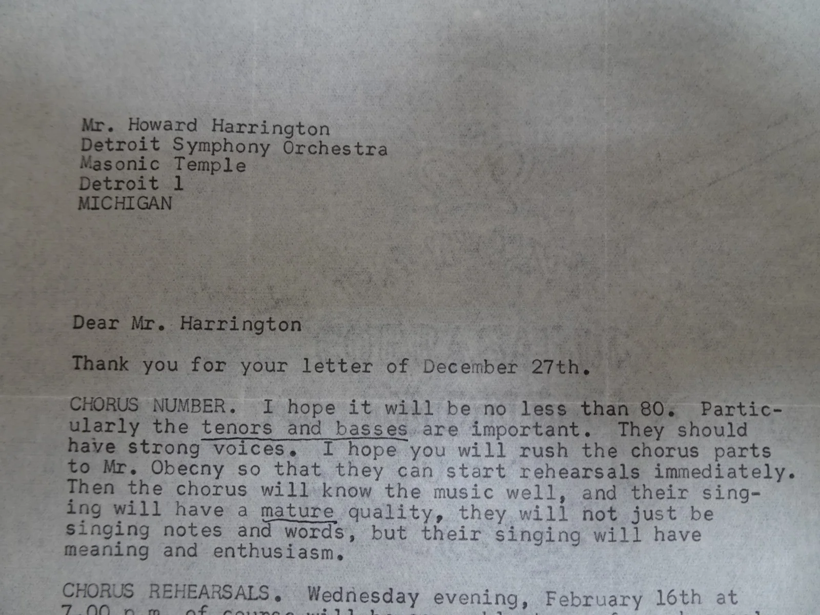 Leopold Stokowski — Leopold Stokowski British Conductor Autograph Letter Symphony Manager 12/29/54, изображение 4