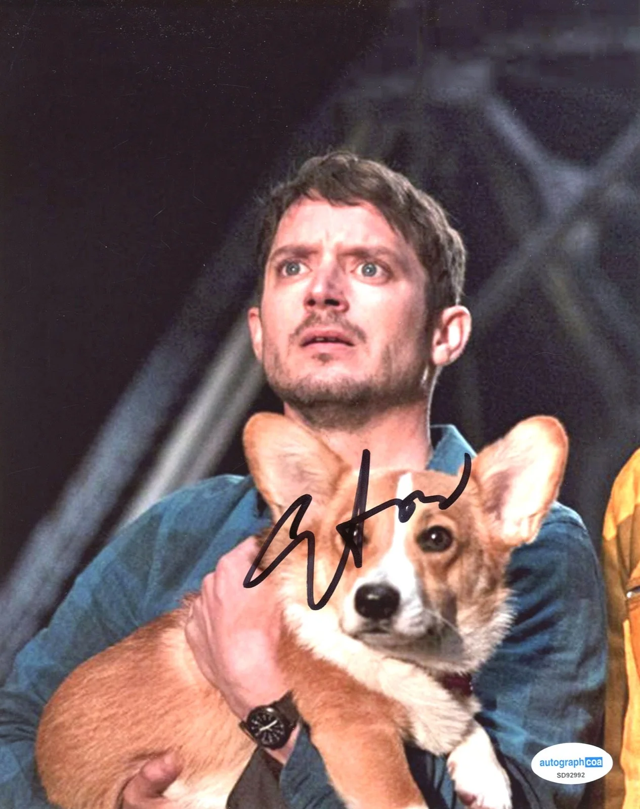 ELIJAH WOOD — Elijah Wood signed "DIRK GENTLY'S" 8x10 Photo EXACT PROOF a LOTR Todd ACOA COA, изображение 4