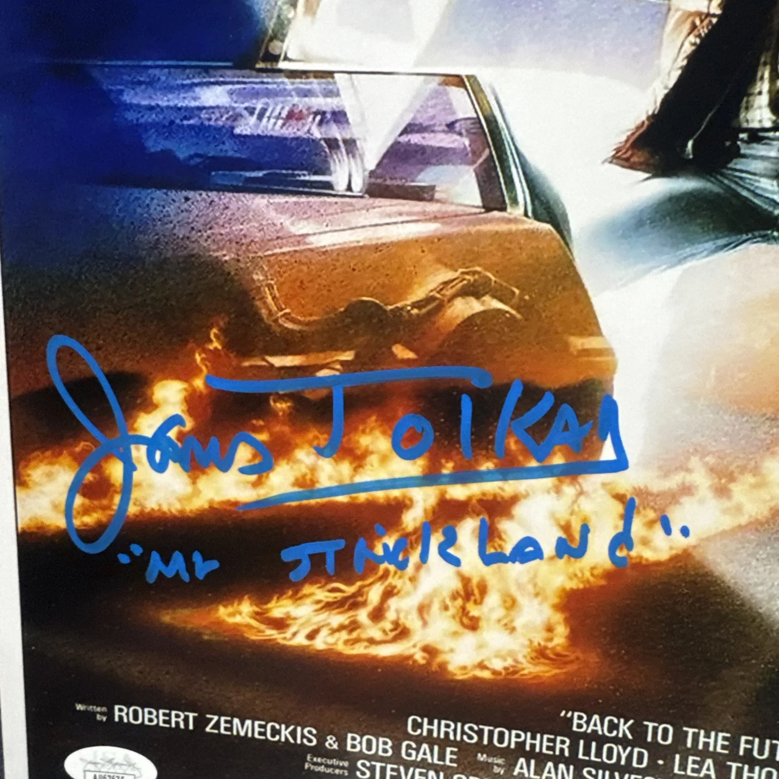 James Tolkan — James Tolkan Signed Back To The Future 11x14 Photo Autographed Inscribed JSA COA, image 2