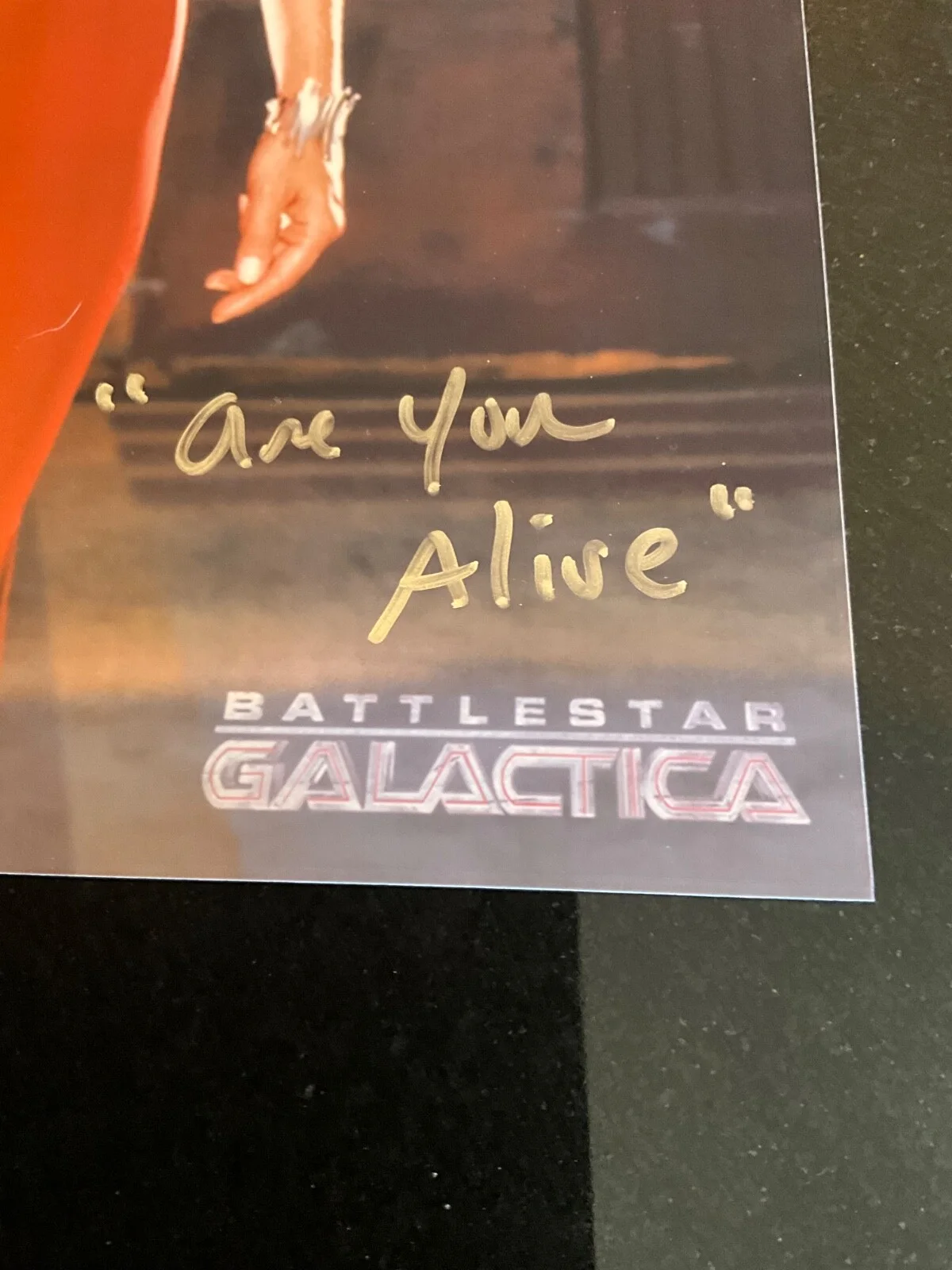 Signed in person TRICIA HELFER - BATTLESTAR GALLACTICA, image 2