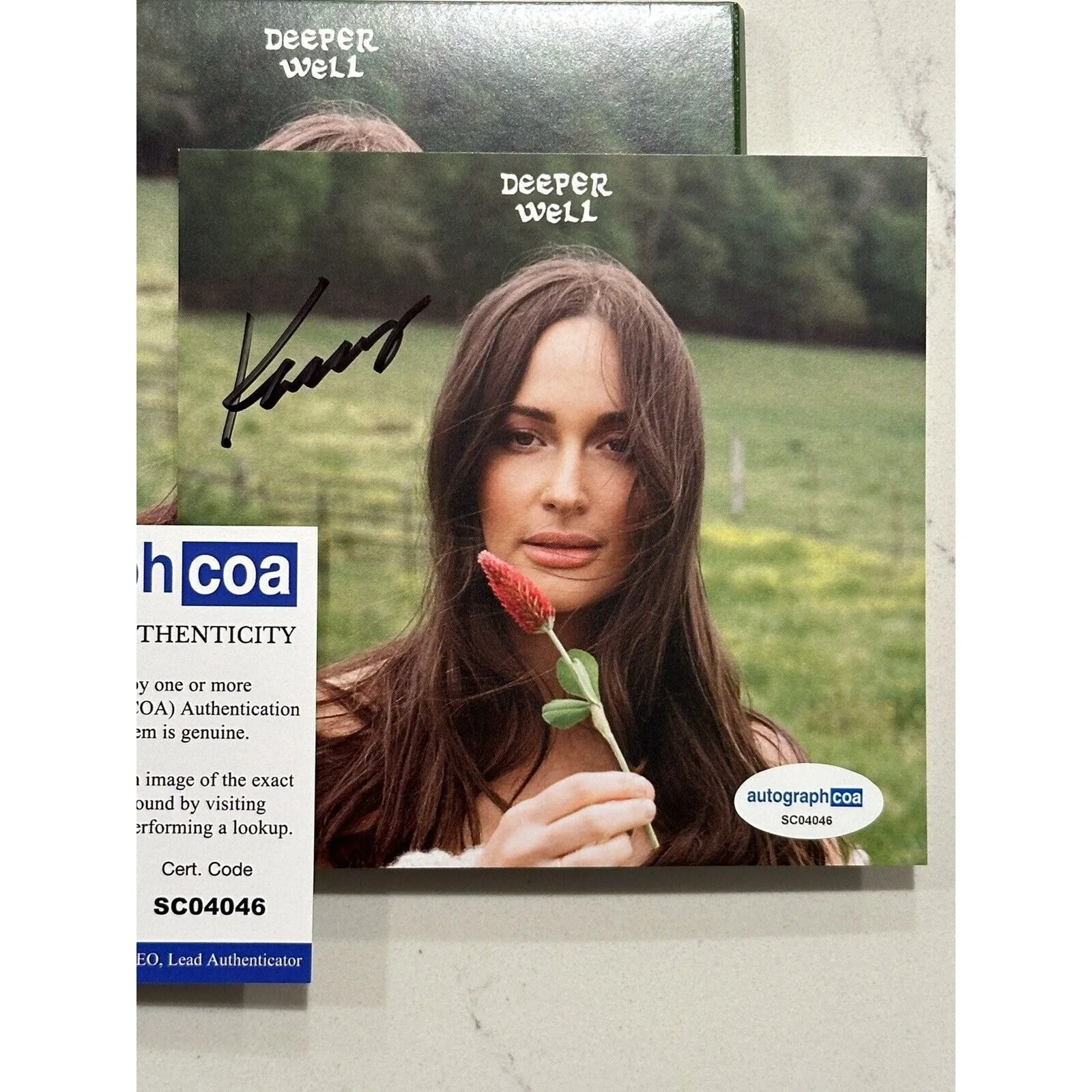 Kacey Musgraves SIGNED Autographed Deeper Well CD COA ACOA, image 2