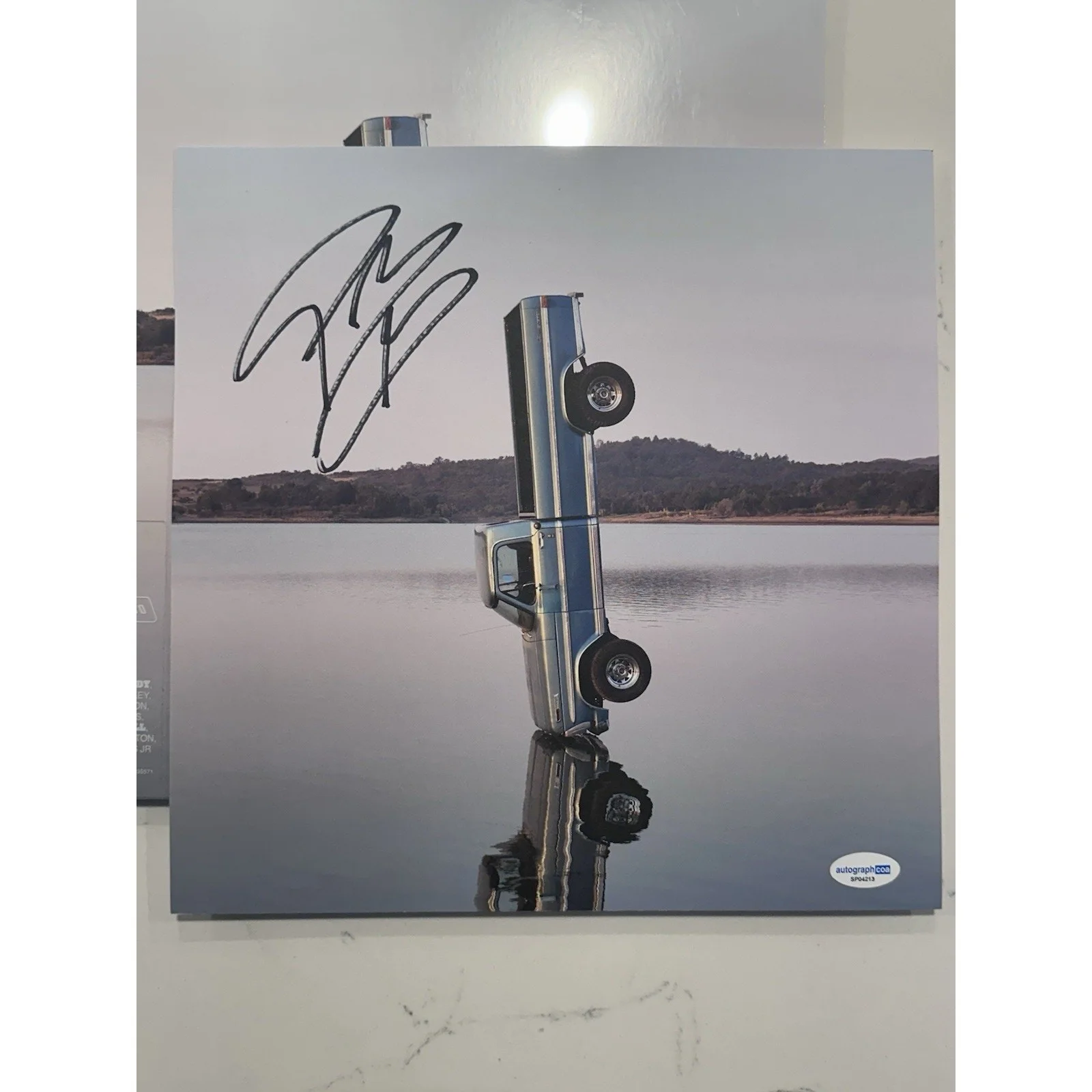 Post Malone SIGNED F-1 Trillion Vinyl With Insert 11"x11" AUTOGRAPHED COA #5, изображение 3
