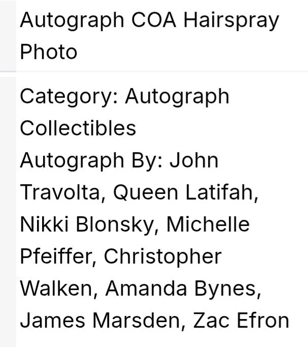 SOO MANY ORIGINAL AUTOGRAPHS JOHN TRAVOLTA PLUS 7 MORE 8X12" W/ COA ✅️PHOTO, image 2