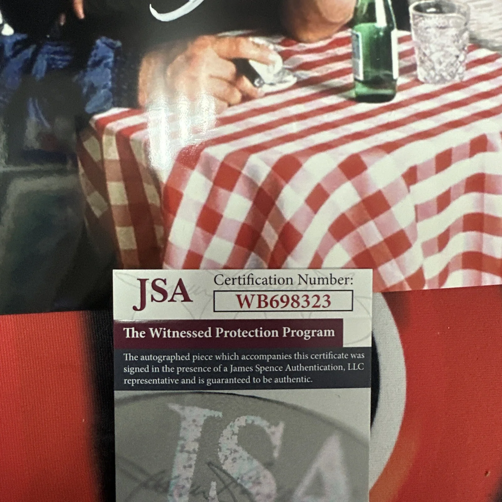 Vincent Pastore Autographed The Sopranos Inscribed 8x10 JSA Signed Auto COA, image 4