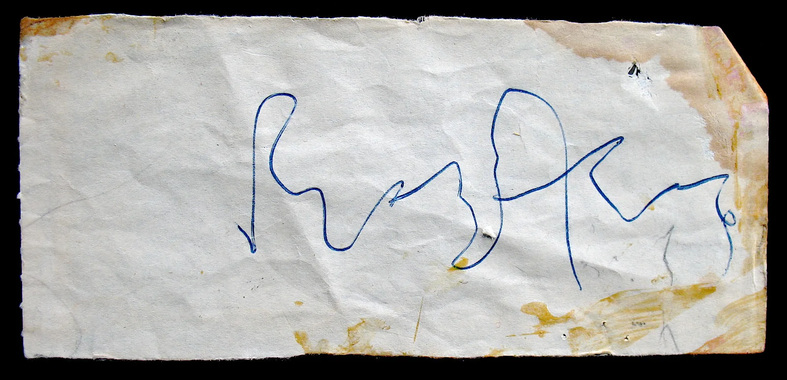 ROXY MUSIC-BRYAN FERRY-A Rare Original 8x10 Photograph & 1974 Autographed Cut, image 2
