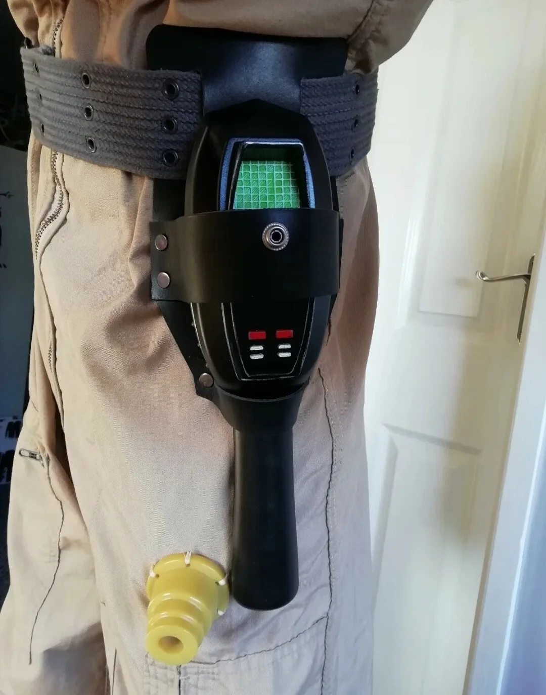 Ghostbusters Leather PKE Meter Holster, Spirit Rubies Cosplay, image 4