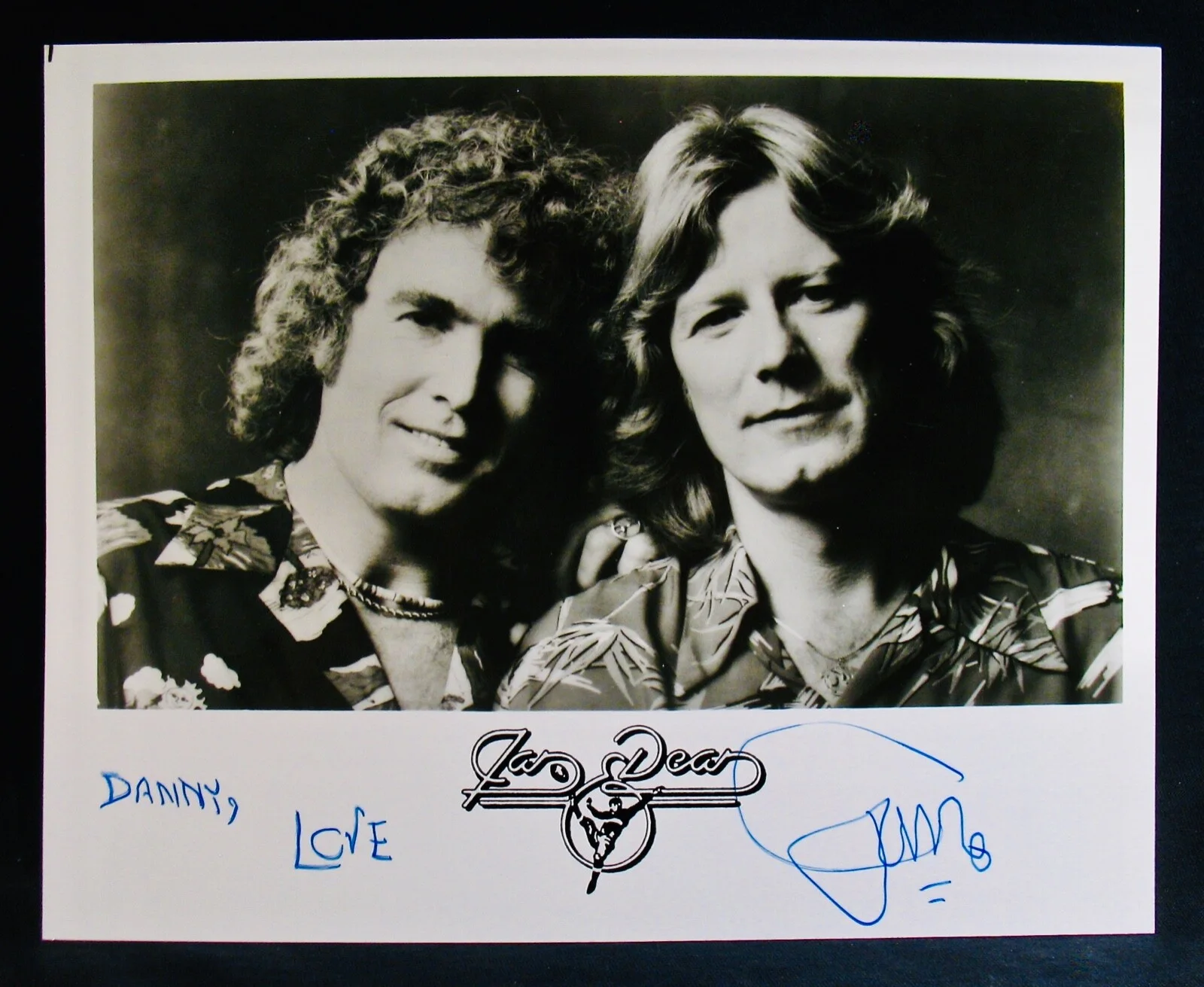 JAN & DEAN~Rare Autographed 8x10 Photograph & Paper From The Surf Rock Legends!, изображение 2