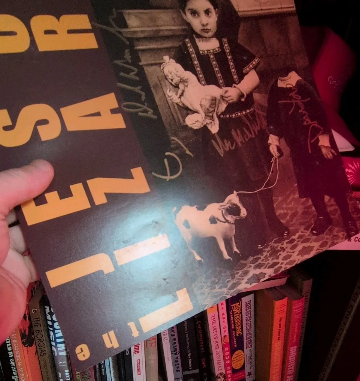 The Jesus Lizard SIGNED Flat Art Promo For Rack Release, image 4