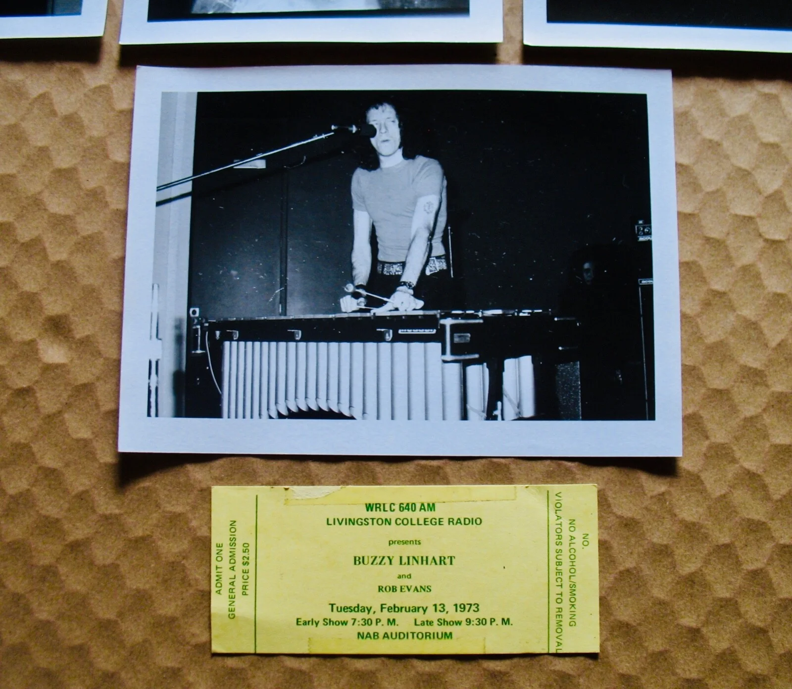 BUZZY LINHART~Mega Rare1973 Concert Memorabilia~9 Photos~Concert Ticket~Contract, image 4