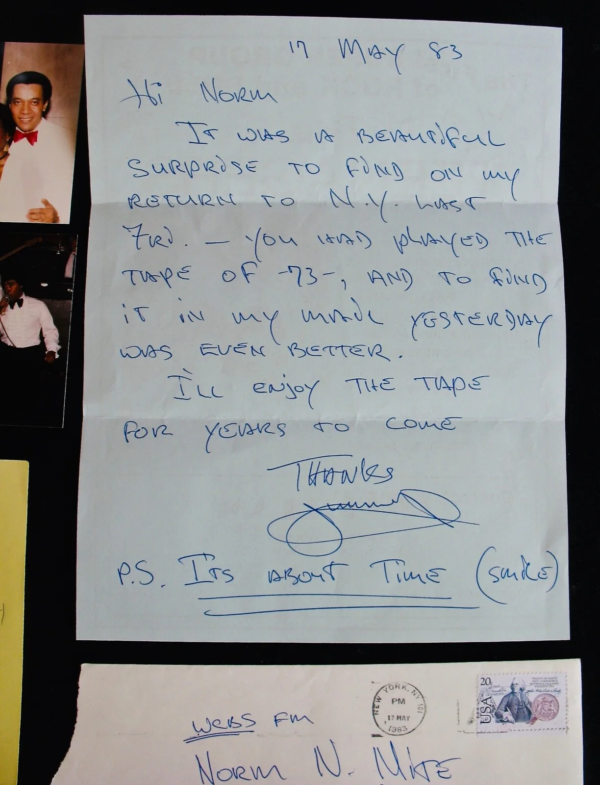 THE TEENAGERS (Frankie Lymon)~Rare Handwritten Letter & Photo Collection w/COA, изображение 3