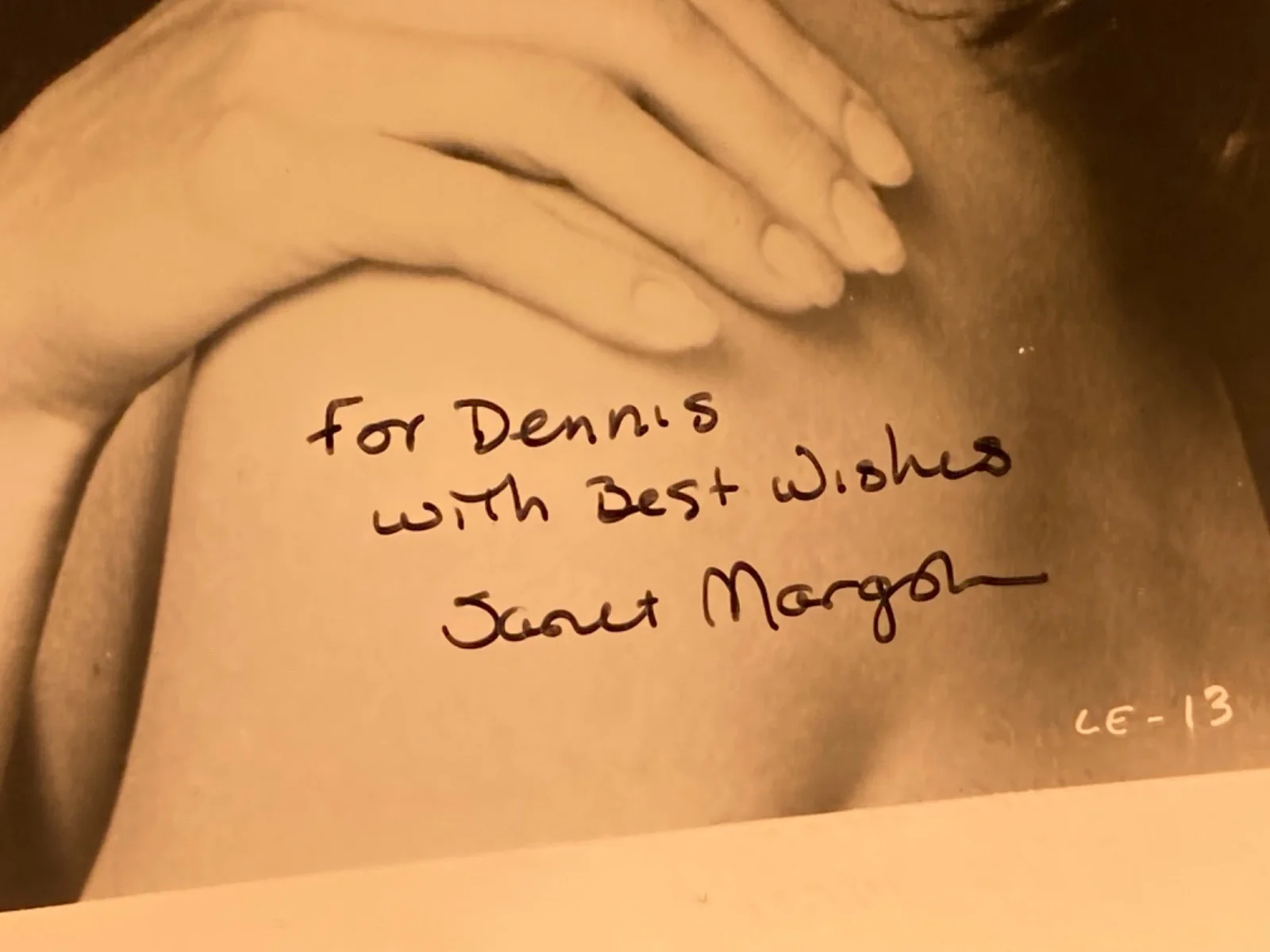 Hand SIGNED Janet Margolin 8x10 Vintage Press Photo (1979) Last Embrace, изображение 3