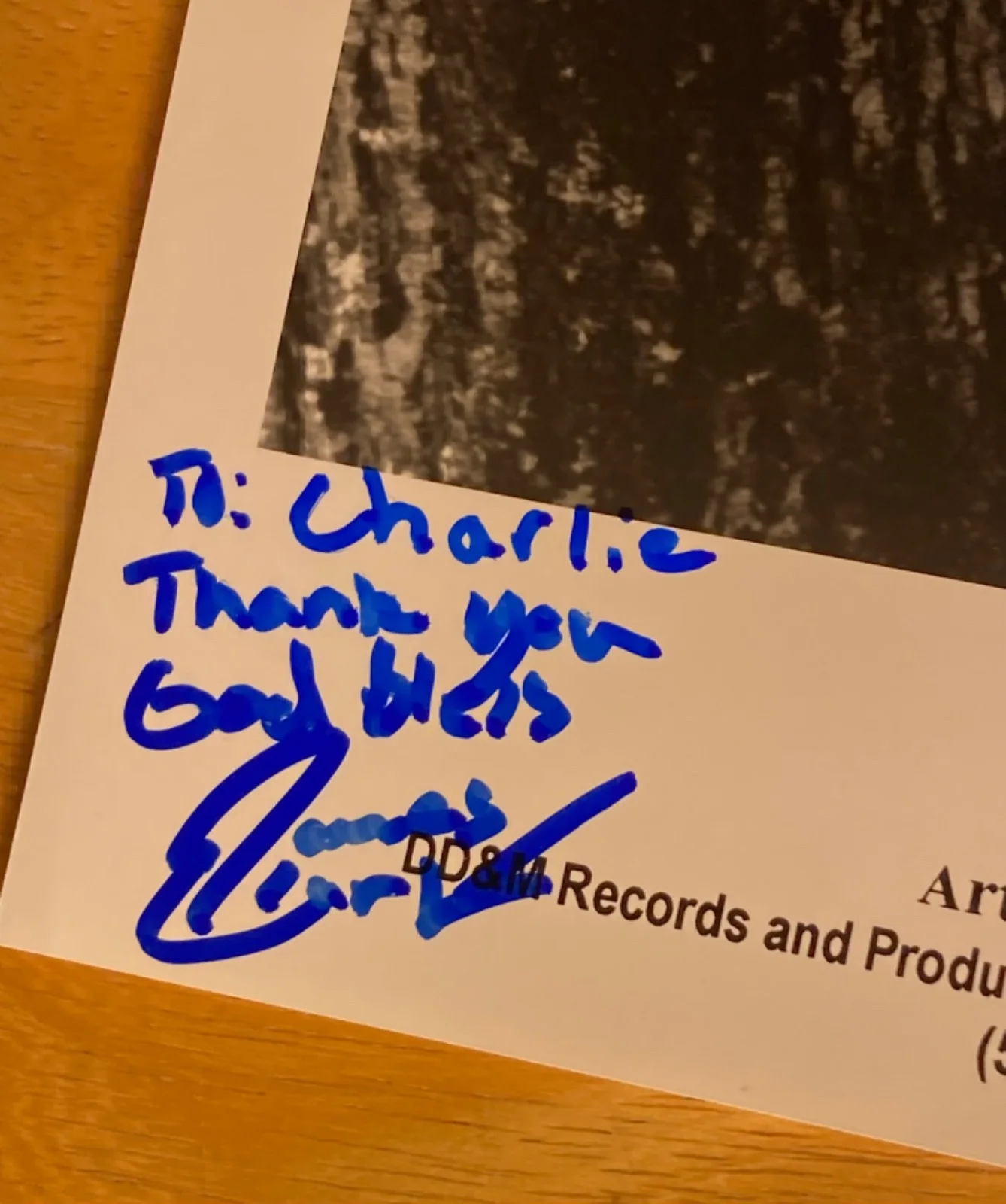(Scarce) Hand SIGNED James Clark 8x10 Agency Photo, изображение 3