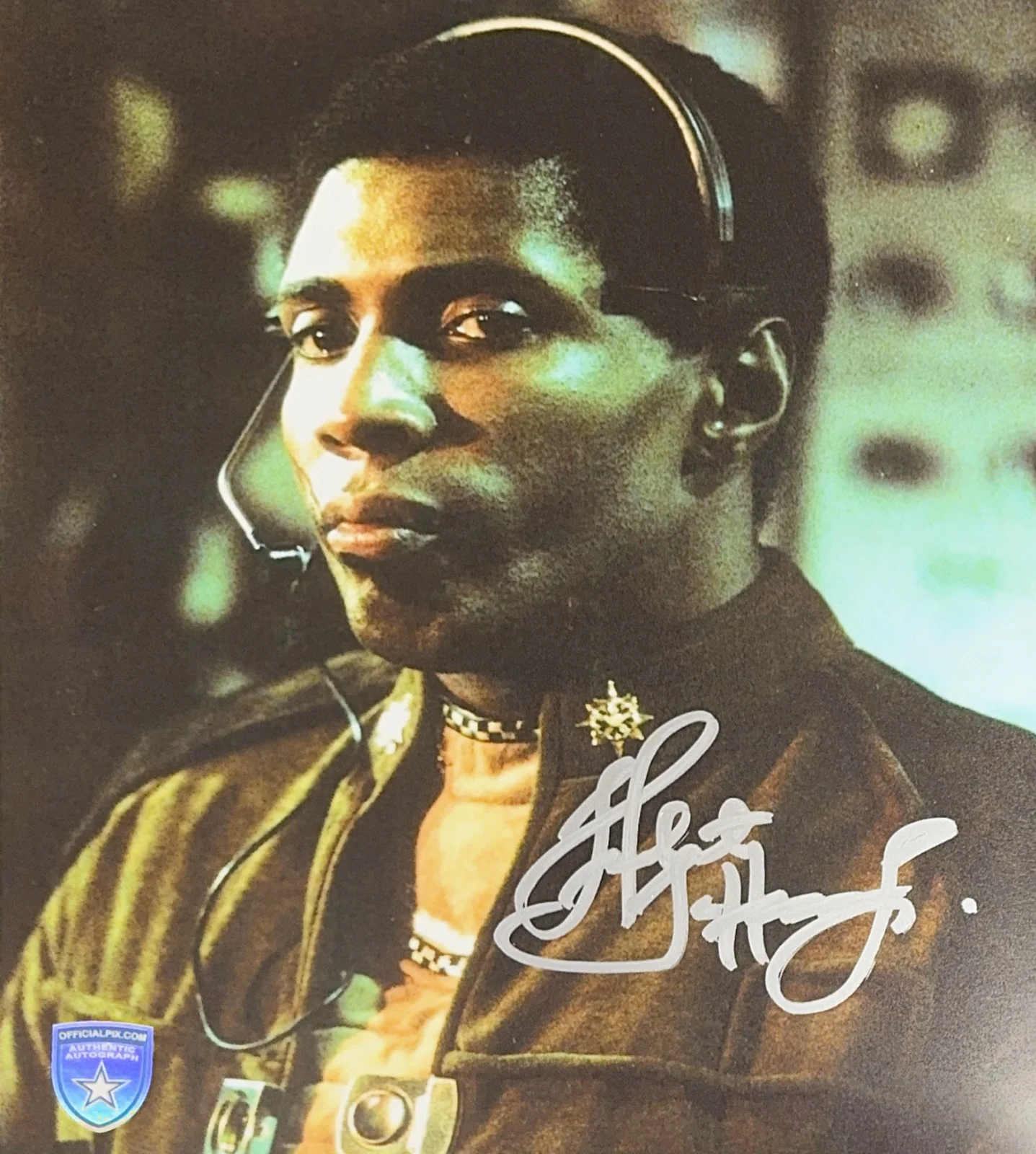 Herb Jefferson Jr — Signed Herb Jefferson Jr. Original Battlestar Galactica 8x10 w/ Official Pix COA