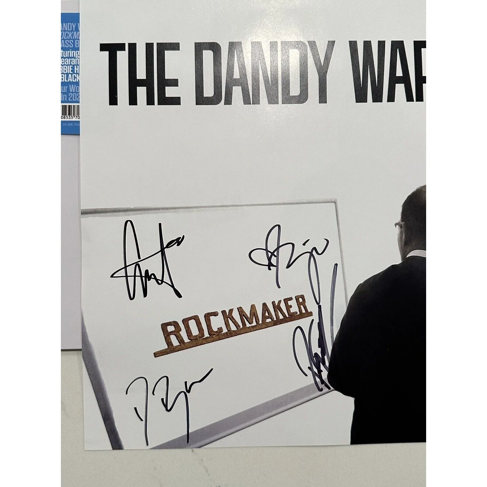 The Dandy Warhols SIGNED Autograph "Rockmaker" 12x12 LP Insert 2024 Entire Band, image 3