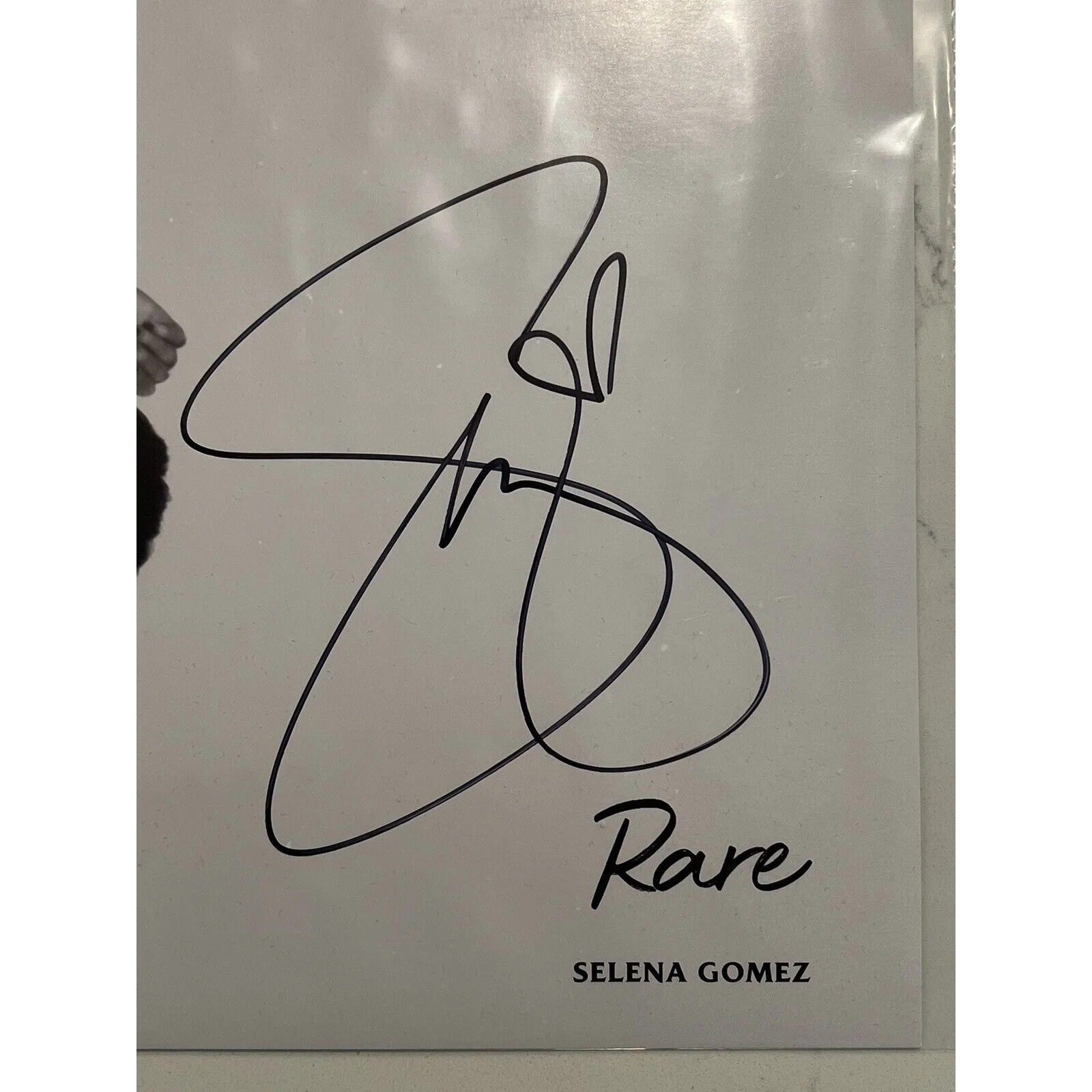 SELENA GOMEZ SIGNED 'RARE' 12x12 ALBUM FLAT LITHOGRAPH PHOTO JSA COA, изображение 2