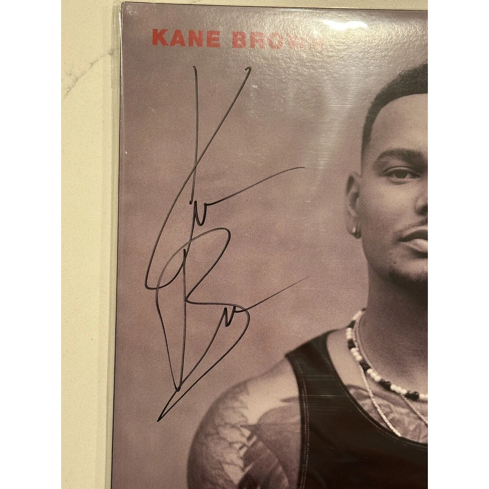 Kane Brown SIGNED Autographed Different Man Vinyl LP ✍️, image 3