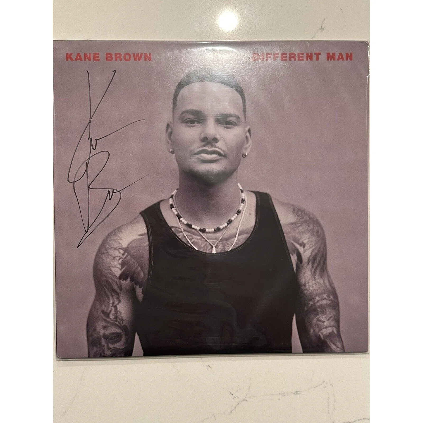 Kane Brown SIGNED Autographed Different Man Vinyl LP ✍️, image 4