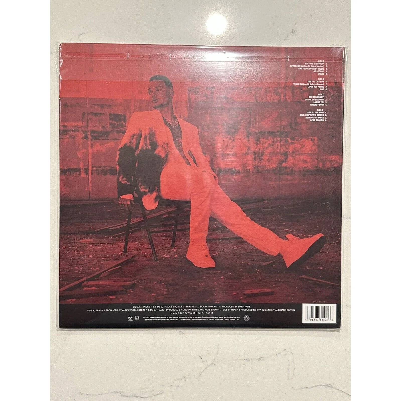 Kane Brown SIGNED Autographed Different Man Vinyl LP ✍️, image 5