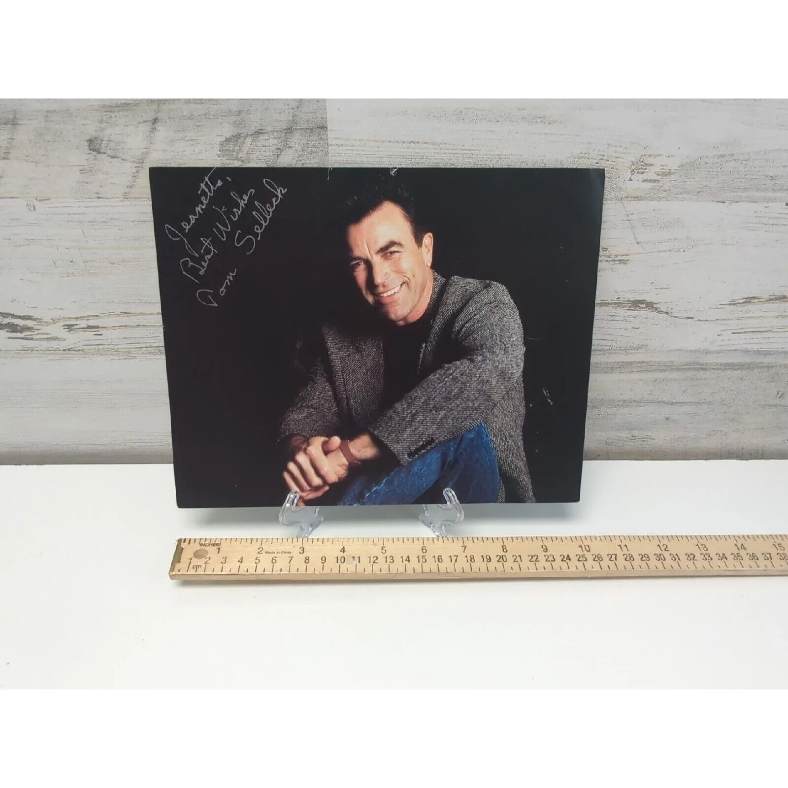Tom Selleck — Tom Selleck Signed Autographed 8x10 Photograph - To Jeanette, изображение 2