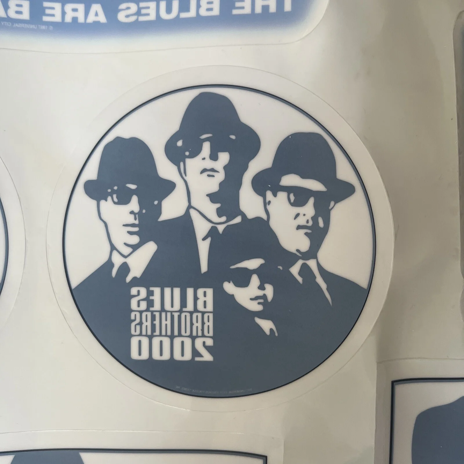 Blues Brothers 2000 Cinema Advertisement Window Stickers Set Rare Memorabilia, image 4