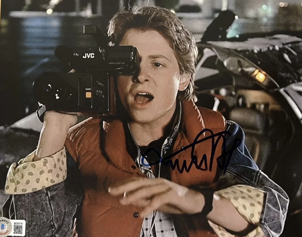 Michael J Fox — Michael J Fox Signed Back To The Future Photo BAS COA Autograph 8x10 Marty McFly, image 2