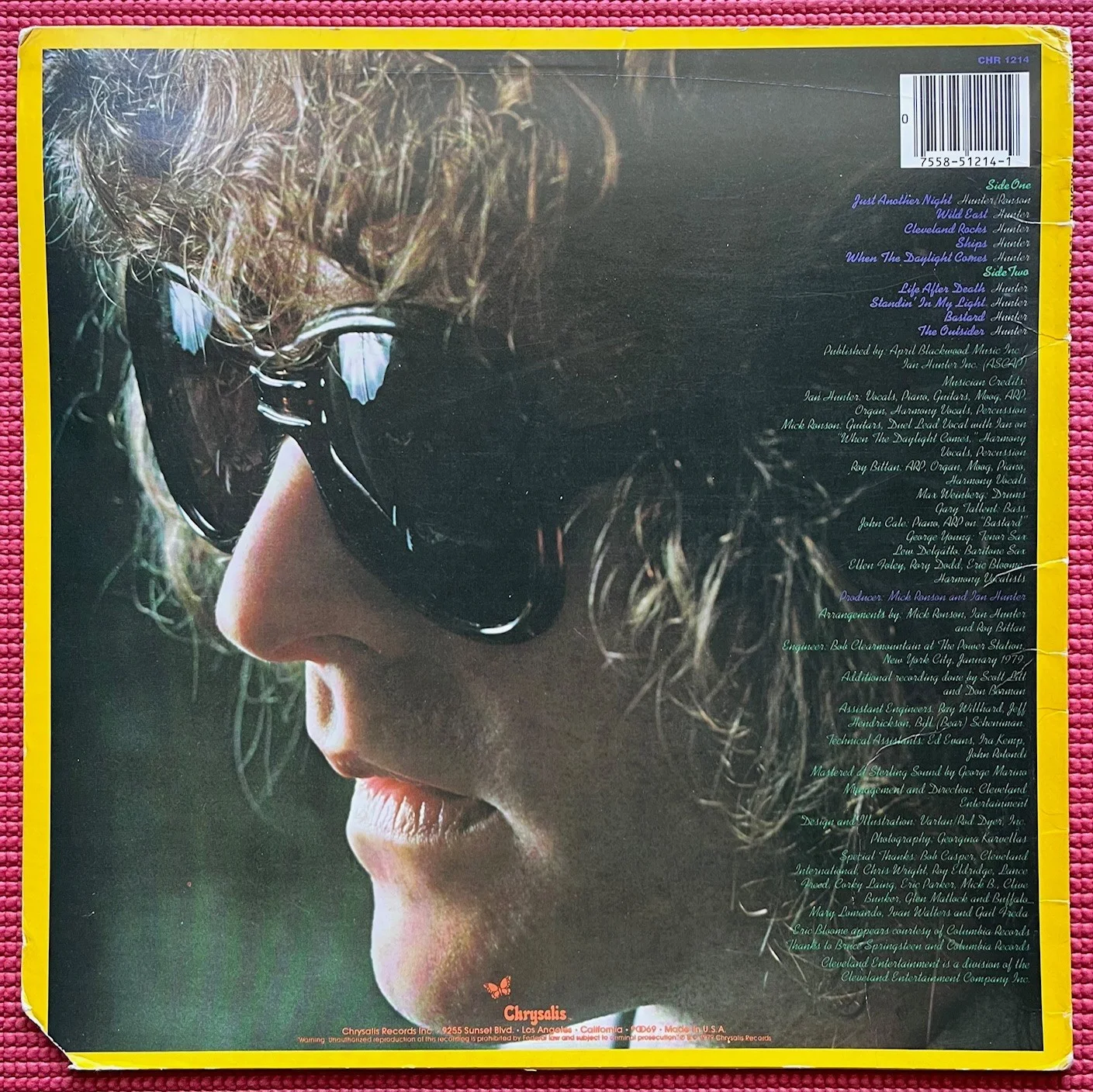 REAL signed IAN HUNTER & MICK RONSON autograph "SCHIZOPHRENIC" album BOWIE MOTT, изображение 5