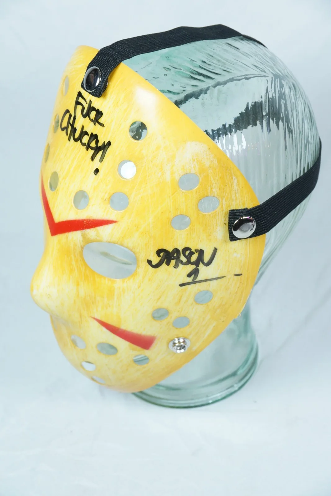Ari Lehman — Jason Friday The 13th Hockey Mask Autographed By Ari Lehman Beckett COA F Chucky, изображение 5