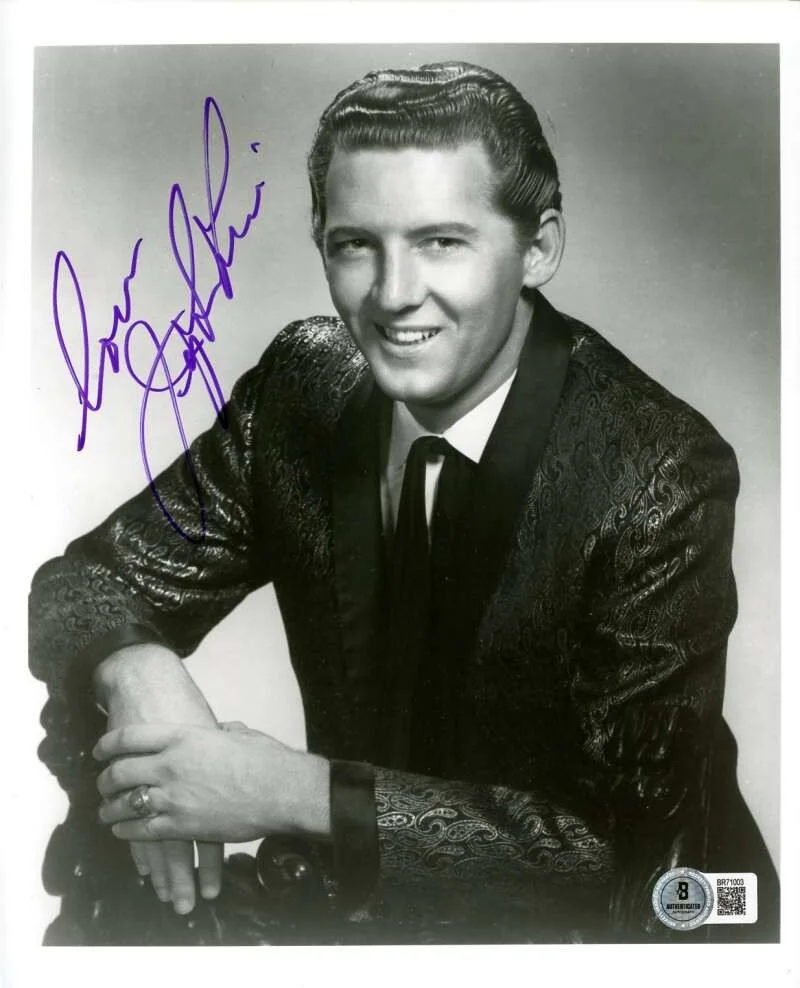 Jerry Lee Lewis — Jerry Lee Lewis Beckett BAS Signed 8x10 Photo Autograph