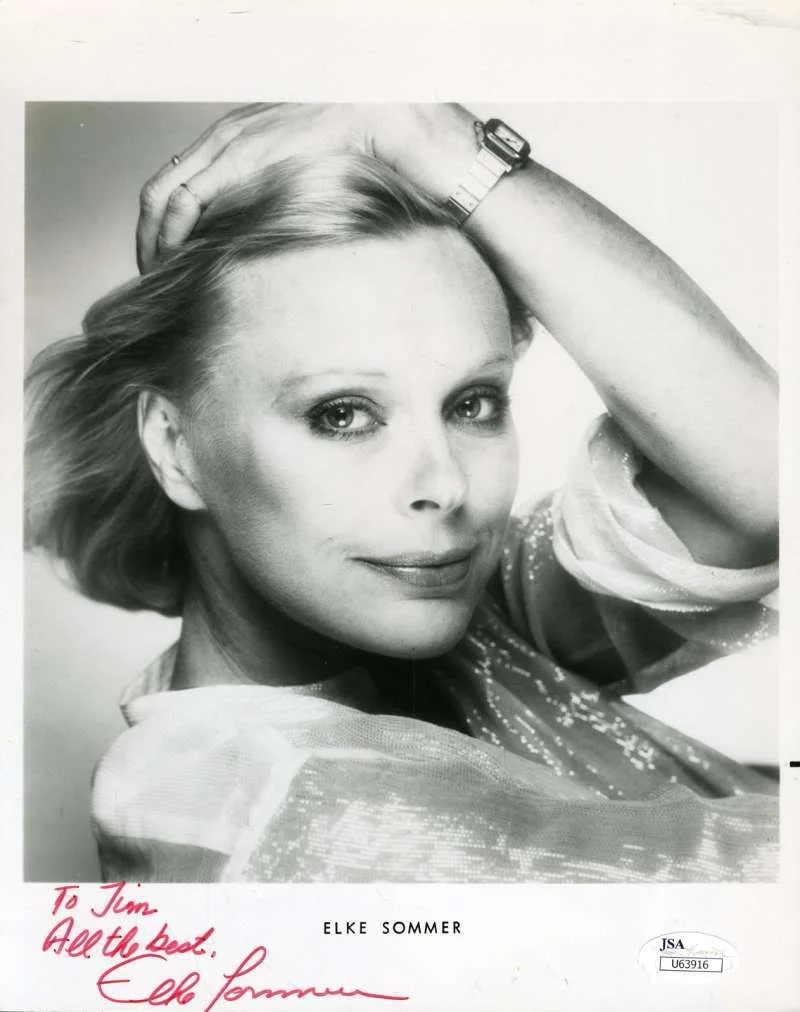 ELKE SOMMER — Elke Sommer Jsa Coa Hand Signed 8x10 Photo Autograph Authenticated