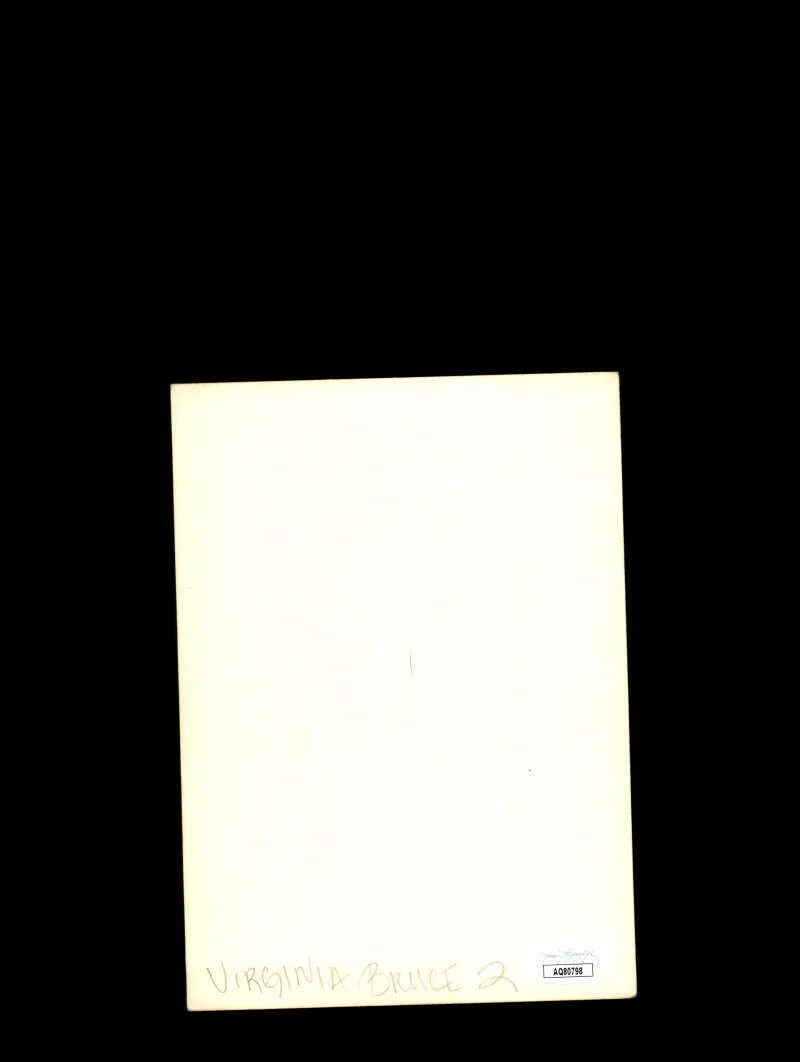 Virgina Bruce — Virgina Bruce JSA Coa Signed 5x7 Vintage Photo Autograph, изображение 2