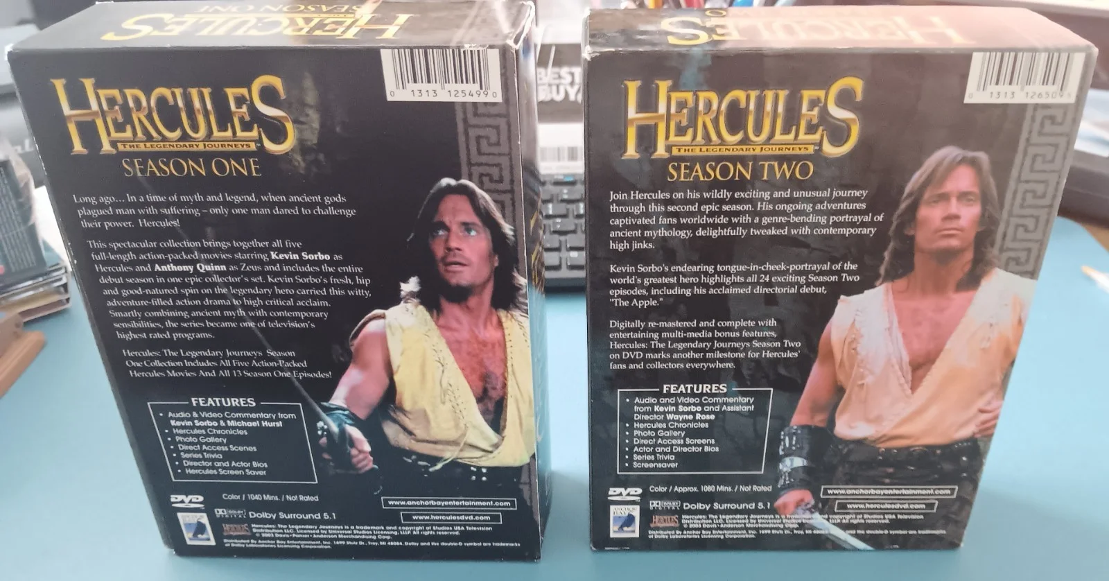 Hercules Legendary Journeys Season 1 & 2 DVD Box Set Lot Anchor Bay Complete, изображение 3
