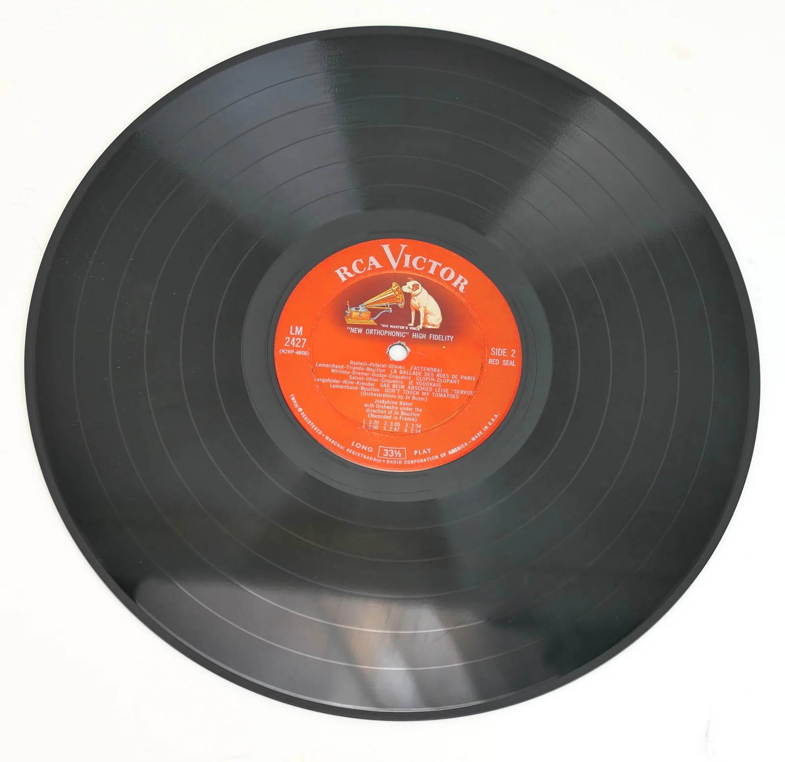 "The Fabulous Joséphine Baker" - Signed LP, image 4