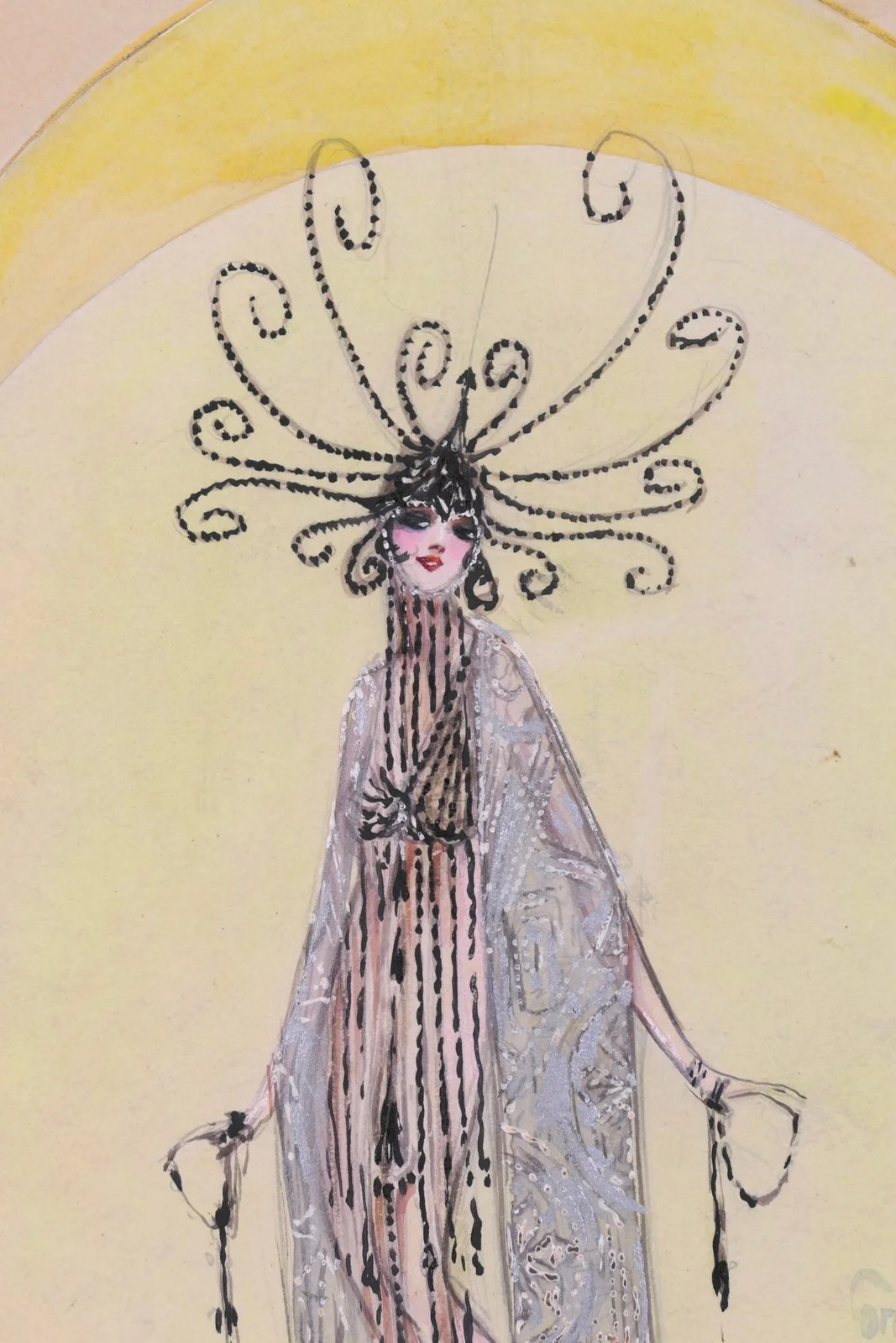 MacGeachy, Cora. (1884 - 1960) - Two Original Costume Designs, ca. 1918, image 3